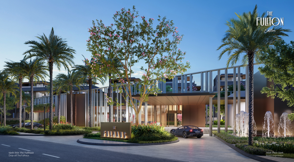 Sảnh đón The Fullton sang trọng, lịch lãm